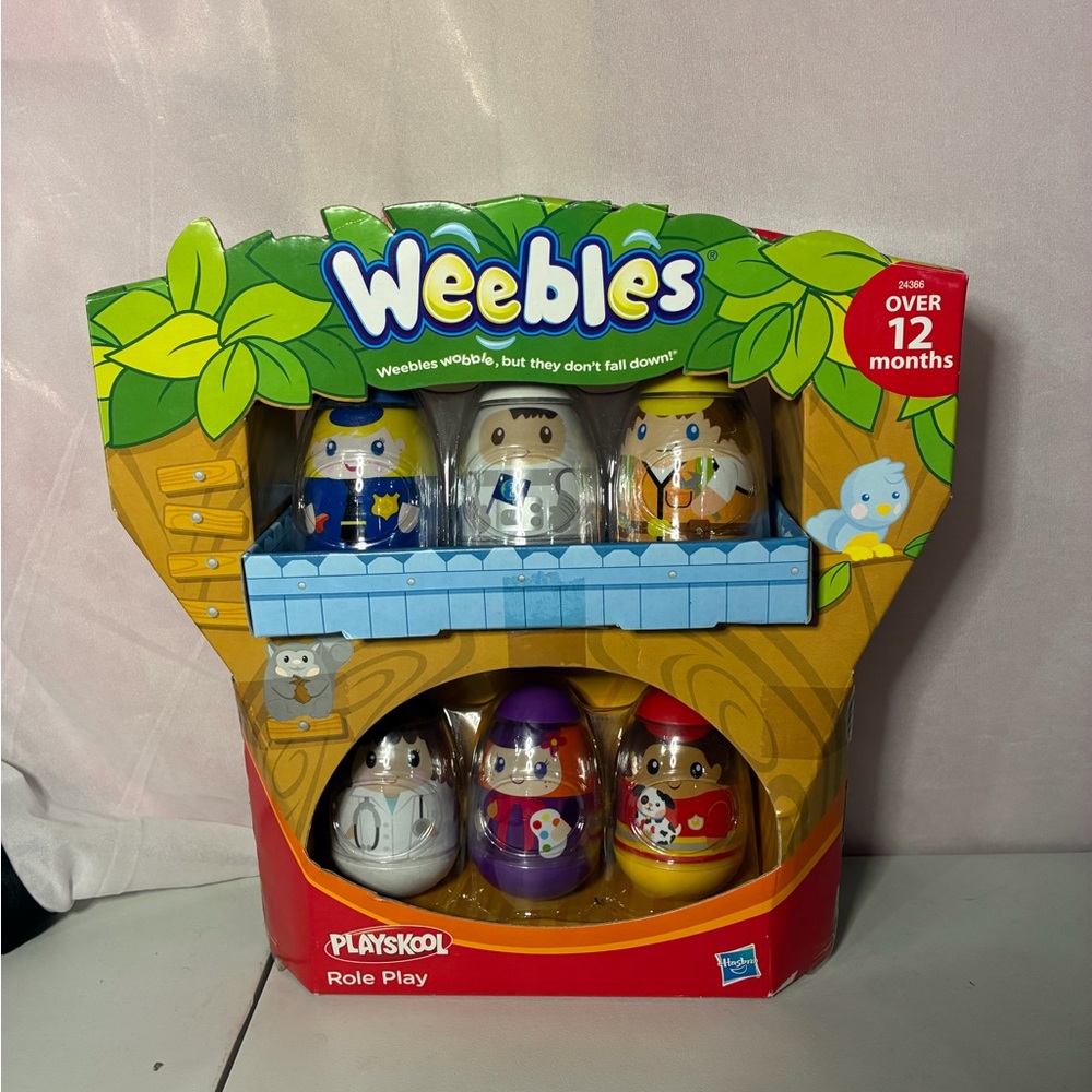 PLAYSKOOL "WEEBLES" 6 PK / WEEBLES ROLE PLAY
